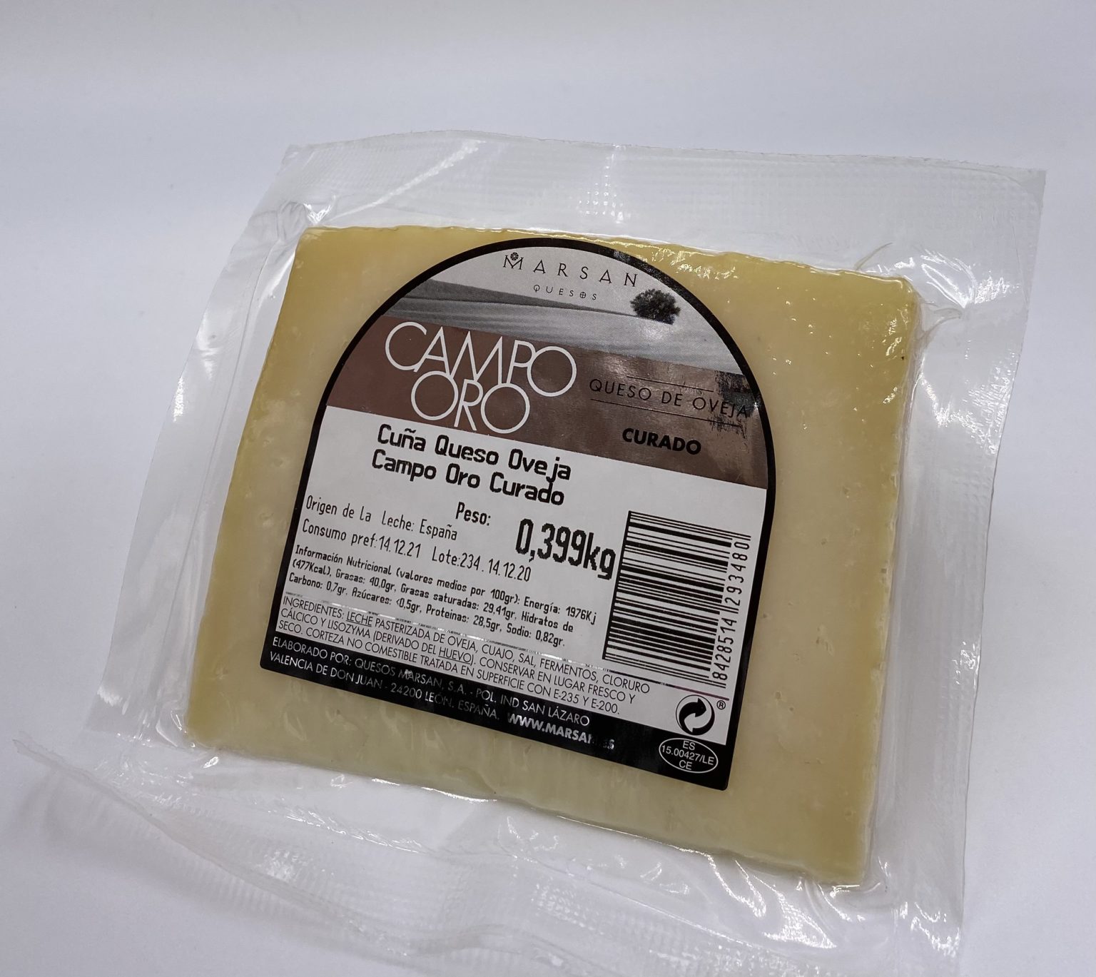 Queso De Oveja Curado: Campo Oro – Embutidos Panizo